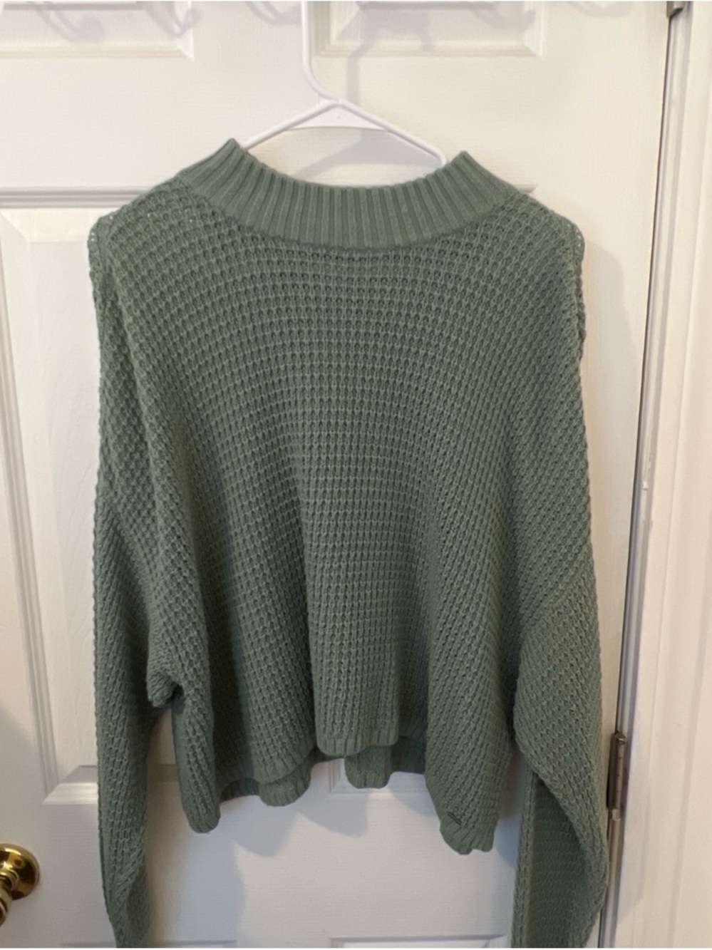 Hollister green sweater